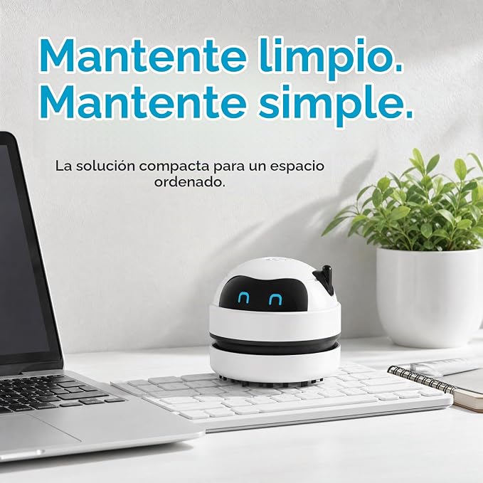 Mini Aspiradora de Escritorio + Cabezal Extra Gratis